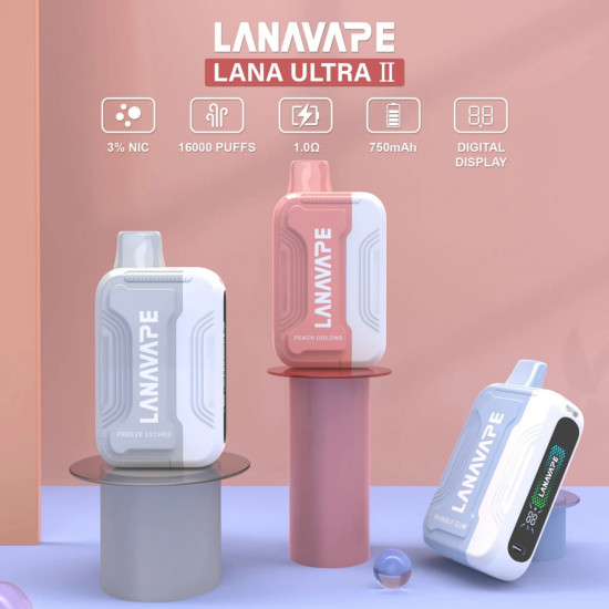 正品 LANA一次性16000口電子煙 LANA磁吸換彈16000口