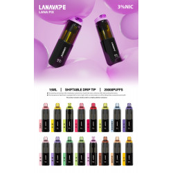 正品 LANA一次性20000口電子煙 LANA PIX拋棄式20000口