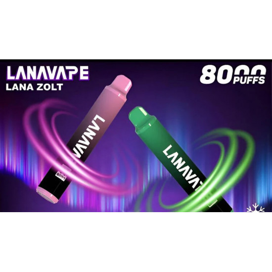 正品 LANA一次性8000口電子煙 LANA拋棄式8000口