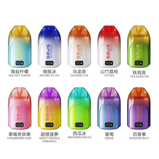 正品 SP2S一次性12000口電子煙 SP2S拋棄式電子煙12000口