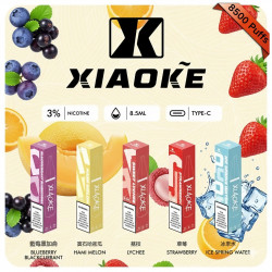 正品 XiaoKe一次性8500口 梟客8500口抛棄式電子菸
